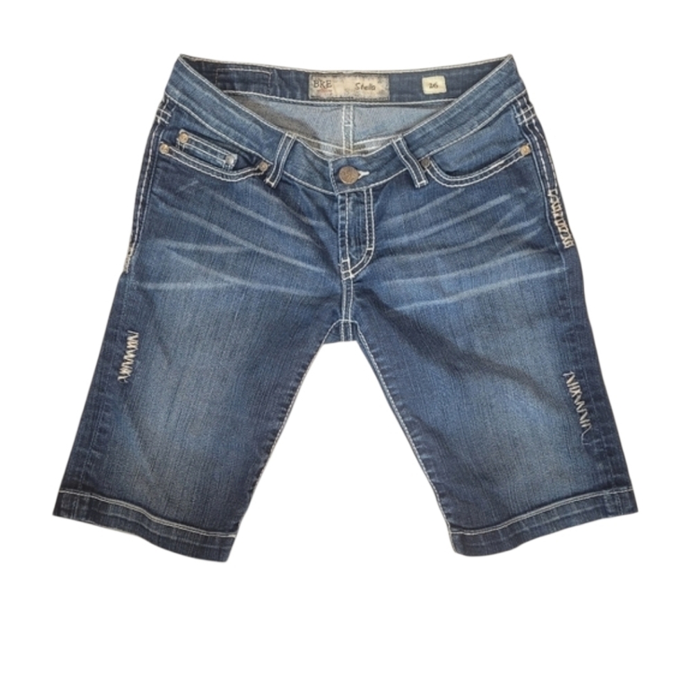 Women's BKE Stella Bermuda Denim Shorts Size 26